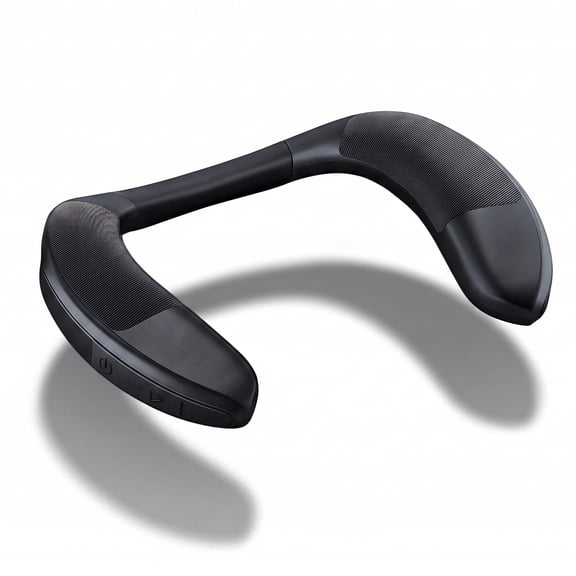 VOLIVO Neckband Speaker, Neck Speaker with 3D Stereo Sound, IPX4 Waterproof, Built-in Mic, Portable Wearable Speaker, for Outdoor, Travel