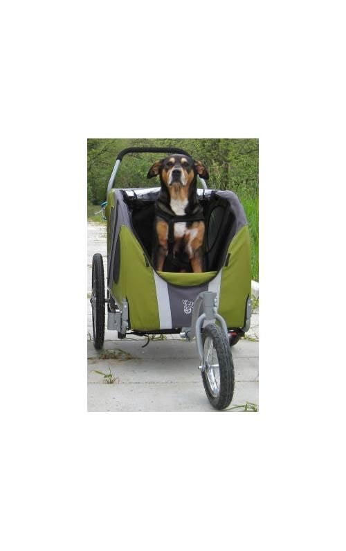 Outdoors Green DoggyRide DRNVJS09-GR Novel Dog Jogger-Stroller