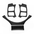 thumbnail image 1 of Carbon Fiber Decoration,4Pcs/Set Carbon Fiber Steering Car Interior Trim Steering Wheel Cover Solid Performance, 1 of 10