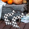 thumbnail image 6 of Almencla 1 Pair Wicked Witch Legs Prop Ornament Funny Haunted House Decoration Decorations Witch Prop for Halloween Lawns Garden Porch Black White Plaid, 6 of 8