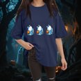 thumbnail image 2 of Godom Halloween Shirts for Women Halloween Tshirt Cute Ghost Graphic Tees Casual Short Sleeve Fall Tops, 2 of 6