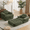 Dark Green, variant on Leumius 70" Folding Sofa Bed,Convertible Single Sofa Bed with Armrest,2-in-1 Corduroy Boneless Foldable Bed with Pillows for Bedroom, Living Room, Homestay, Game Room,Black
