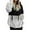 Black, variant on WMTBSRSW Women Fuzzy Fleece Sweatshirt Warm Winter Half Zip Sweatshirts Fashion Loose Color Block Plush Pullover Tops Thermal Outwear Black Medium