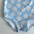 thumbnail image 5 of LckLvx Baby Girls Swimsuit Cute Print Stretchy Short Sleeve One-Piece Swimwear with Hat for 2-24 Months, 5 of 5