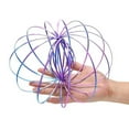 thumbnail image 4 of Stainless Steel Flow Ring Toy for Stress Relief and Kinetic Science Education, 4 of 5
