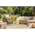 thumbnail image 3 of Simply Daisy 5' Round Corn Yellow Lifeflor Diamond Spring Chenille Indoor/Outdoor Rug, 3 of 4
