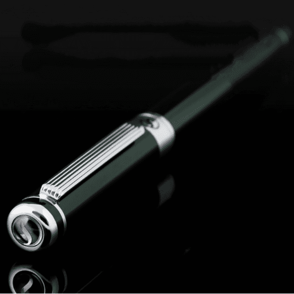 British Racing Green Fountain Pen - Stunning Luxury Pen with Chrome Finish, Schmidt Nib (Medium), Best Pen Gift Set for Men & Women, Professional, Executive, Office, Nice Pens