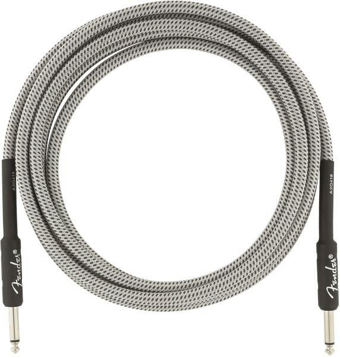 Fender Professional Series Instrument Cable, White Tweed - 10 Foot