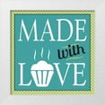 thumbnail image 1 of JMB Designs 12x12 White Modern Wood Framed Museum Art Print Titled - Made With Love, 1 of 4