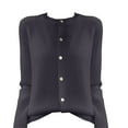thumbnail image 4 of Cardigan Sweaters for Women, Yigetop Women's Flare Button Front Cardigan Sweater Standard Lightweight Cardigans for Women Grey M, 4 of 4