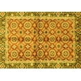 thumbnail image 1 of Ahgly Company Indoor Rectangle Oriental Yellow Traditional Area Rugs, 7' x 9', 1 of 4