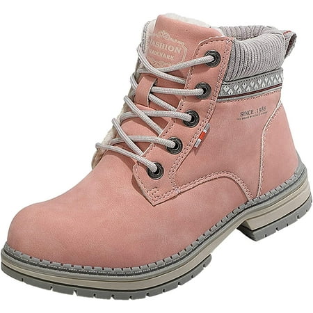 

Women s Waterproof Boots Winter Warm Fur Lined Snow Boots Women PU Leather Non Slip Outdoor Trekking & Hiking Walking Shoes