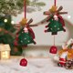 thumbnail image 1 of Christmas Tree Wind Chimes Christmas Ornaments Car Pendants Cute Christmas Atmospheres Decoration, 1 of 6