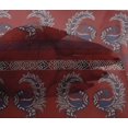 thumbnail image 4 of oneOone Viscose Chiffon Fabric Peacock Block Printed Fabric 1 Yard 42 Inch Wide, 4 of 4