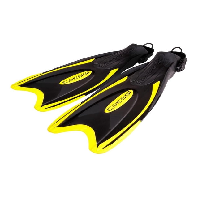 Aleta Cressi Palau Long Negro/Amarillo L/Xl 29/30 Mx