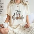 thumbnail image 4 of Chick or Treat Halloween T-Shirt, Funny Chicken Costume Tee, Cute Farm Animal Graphic Shirt, Spooky Season Gift, Fall Pumpkin Trick or Treat Top, 4 of 7