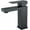 Matte Black, variant on Bathroom Small Basin Tap Mixer 100% Solid Brass Newest Luxury Design Deck Mount Vessel Faucet Black Gold Chrome Silver Square