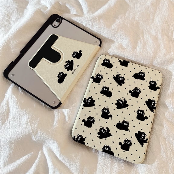 Protective for iPad Case M4 24s Pro11 Air 11 Gen5/6 Air2 10th Gen M2 Air6 M3 Air7 Mini4/5/6 25s A16 Gen11th Gen7 Gen8 Gen9 Pro 12.9 Air4/Air5 Air 13 Inch Cartoon Cute Tablet Cover