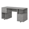 thumbnail image 1 of kathy ireland Home Madison Avenue - Bureau - Gris Moderne, 1 of 12