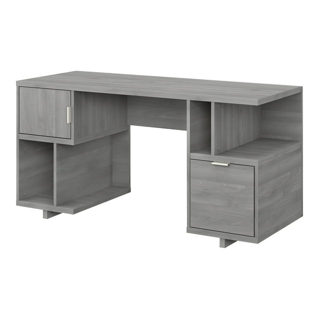 kathy ireland Home Madison Avenue - Bureau - Gris Moderne