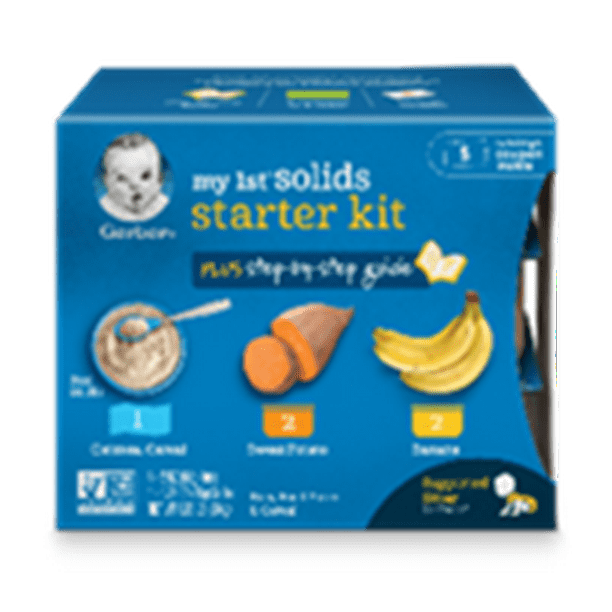 5 Pack Gerber Stage 1 Flavor Varies Baby Food 2 Oz Tub Walmart