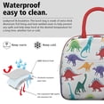 thumbnail image 3 of Womens Colorful Cartoon Dinosaurs Pattern Lunch Box for Work,Insulated Lunch Bag for Women,Loncheras Para Mujer,Leakproof Adult Lunch Bag for Work,Beach,Travel,Picnic,Camping, 3 of 7