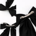 thumbnail image 5 of Monebena 2 Pcs Big Hair Bows for Women White Hair Bow Black Hair Bow Hair Ribbons Oversized Long Tail, Hair Bows Large Hair Ribbon Barrettes Metal Clips Bowknot Hair Accessories, 5 of 12