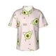 thumbnail image 1 of Balery Avocado Doing Sport Yoga Camisas hawaianas de manga corta para hombre, camisas playeras de corte holgado, camisas de vacaciones con botones,Medium, 1 of 7