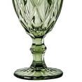 thumbnail image 3 of YIEMEEN Set of 4 Drinking Glasses with Embossed Pattern Elegant Colored Wine Goblets, 3 of 8
