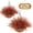 orange, variant on 2Pcs Artificial Outdoor Hanging Plants with 24 Simulated Persian Fern Branches, Suitable for Hanging Decoration In front Corridors, Gardens, Balconies, Terraces, and Home Decor