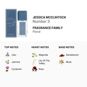 Jessica Mcclintock Ladies Number 3 EDP Spray 3.4 oz Fragrances 861940000075