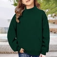 thumbnail image 5 of Ruyang Mock Neck Sweatshirt for Teen Girls Oversized Crewneck Pullover Tops Fall Winter Trendy Hoodies Pockets, 5 of 8