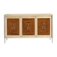 thumbnail image 2 of Abita Cream & Honey Transitional Wood Three Door Credenza, 2 of 6