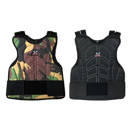 Semi Auto Airsoft Sniper - Maddog Padded Paintball & Airsoft Chest Protector~Black