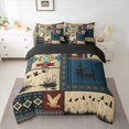thumbnail image 2 of Homewish Country Mallard Duck 7 Pieces Bedding Comforter Set,Ancient Aztec Boho Full Bedding Set,Hunting And Fishing Fitted Sheet Flat Sheet For Men Women,Ultra Soft Home Decor Reversible, 2 of 8