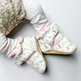 thumbnail image 3 of Dotty Fish Soft Cotton Baby Booties - Non-Slip, Warm Fleece Lined – Butterflies, 12-18 Months, 3 of 6