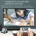 thumbnail image 6 of Nkmbld Smart Projector with WiFi and Bluetooth, Support Movie Projector 1080P HD, Auto Keystone Correction,Compatible with TV Stick, HDMI, USB, Smartphone, Laptop, 6 of 8