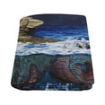thumbnail image 2 of CADecor Monster Attack Lighthouse Throw Blanket Bed Sofa Blanket 58x80 inches, 2 of 3