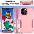 thumbnail image 6 of NIFFPD iPhone 14 Pro Case with Screen Protector, Shockproof Full Coverage Protective Cover Phone Case for iPhone 14 Pro 6.1" Pink, 6 of 6