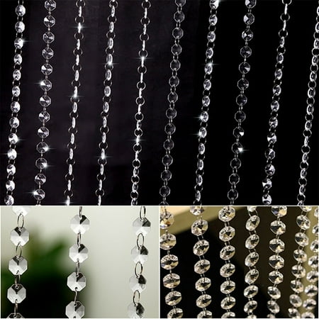 Acrylic Panels - Diamond Acrylic Crystal Beads Curtain Tassel Door Window Panel Room Divider