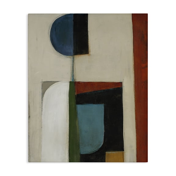 Stupell Industries Mid-Century Balanced Abstract Structure Canvas Art, 16 x 20, by Kippi Leonard