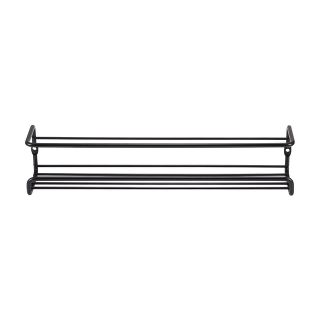 Estante De Especias De Hierro Colgante Negro Estante De Cocina Sin Perforar Estantes De Especias Estante De Especias De Montaje En Pared Para Especias Ingredientes Para Hornear Monstrate HA017438-00