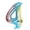 ST-04, variant on Gradient 32-Inch Numbered Foil Balloons - Vibrant Baby Birthday Party Decoration Set