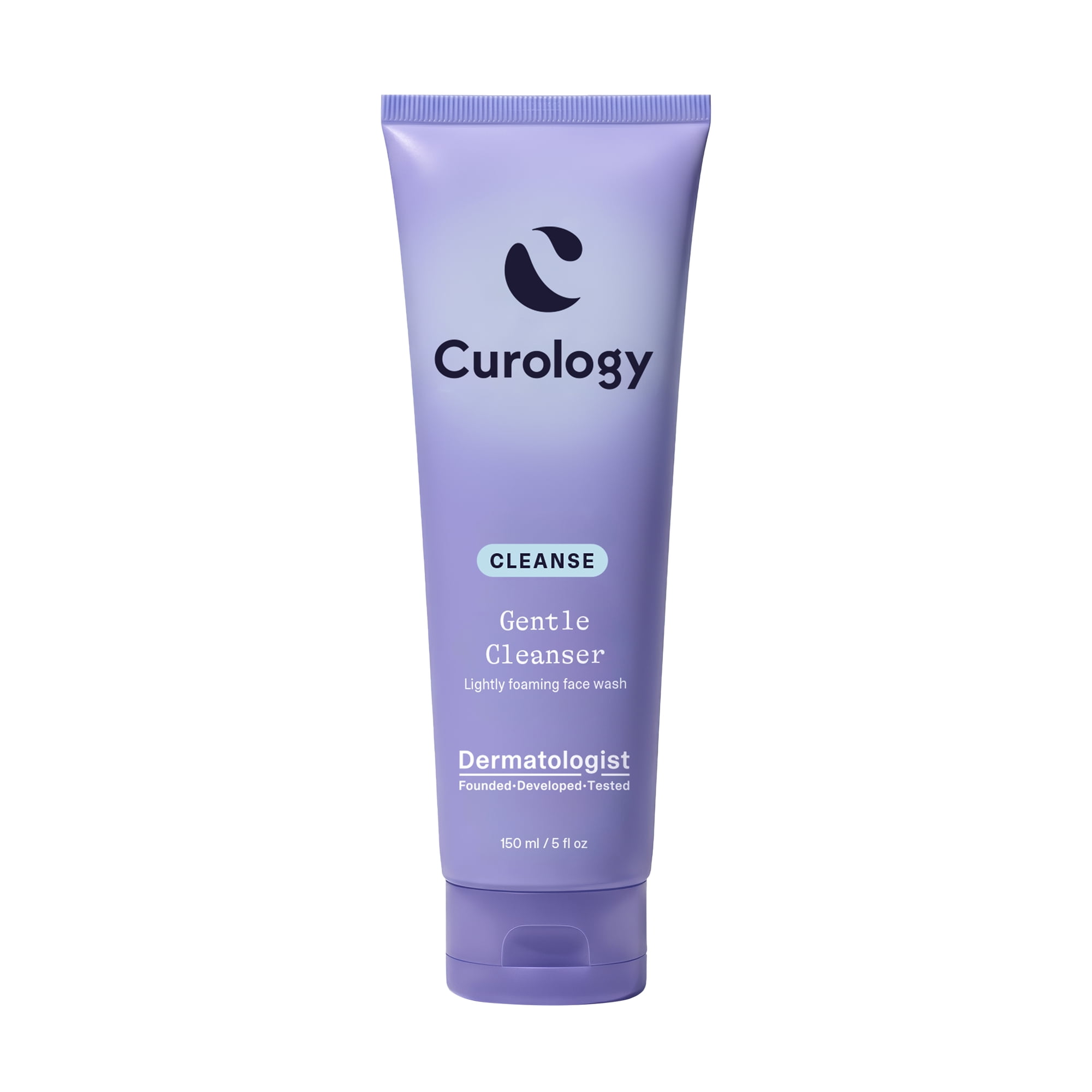 Curology Gentle Cleanser, Lightly Foaming Face Wash for All Skin Types, 5 fl. oz