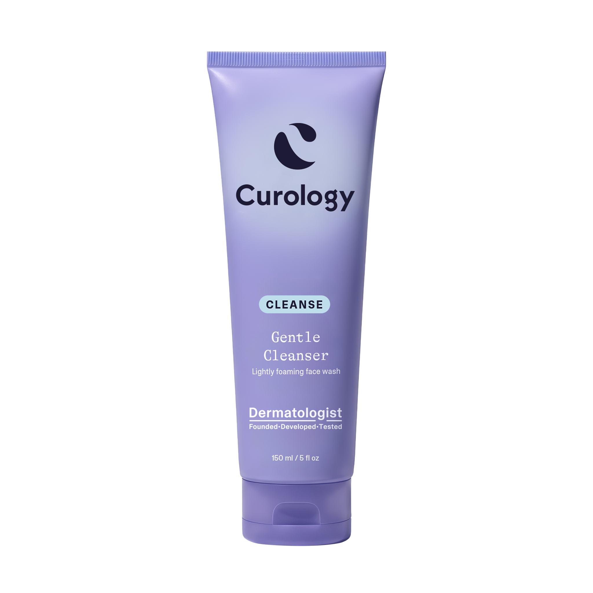 Curology Gentle Cleanser, Lightly Foaming Face Wash for All Skin Types, 5 fl. oz