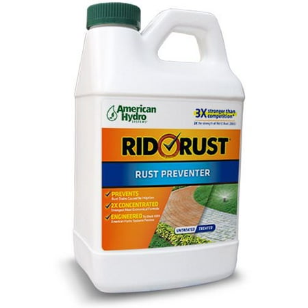 American Hydro Systems RR1 Rid O' Rust 2X Concentration Stain Preventer, 1/2-Gallon (Best Way To Get Rid Of Ink Stains)