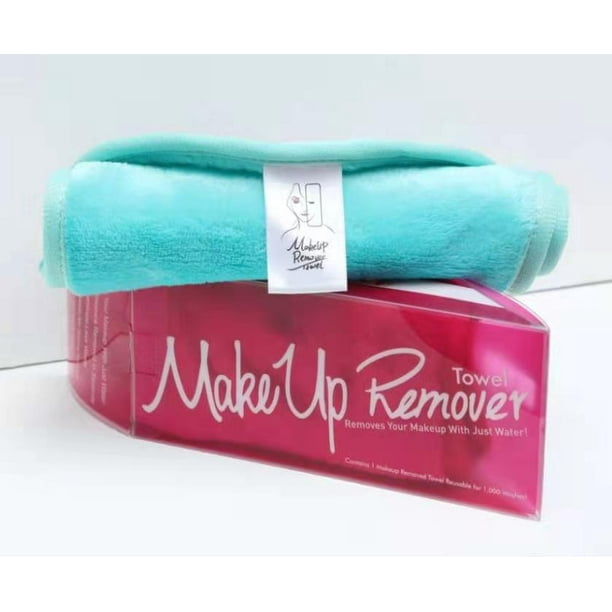 Toalla desmaquillante de microfibra reutilizable con agua, toalla desmaquillante para salón de belleza perezoso