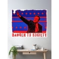 thumbnail image 2 of Danger To Society Poster Wall Art, Modern Wall Decor, 24x36 UNFRAMED, 2 of 3