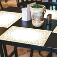 thumbnail image 5 of CounterArt "Gold Confetti" 24-Sheet Premium Paper Placemats, 5 of 6