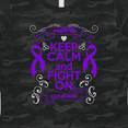 thumbnail image 4 of Inktastic Chiari Malformation Keep Calm Fight On Women's T-Shirt, 4 of 5